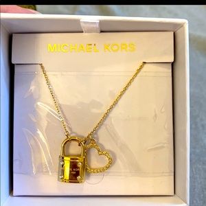 Michael Kors locket necklace. New with tags.